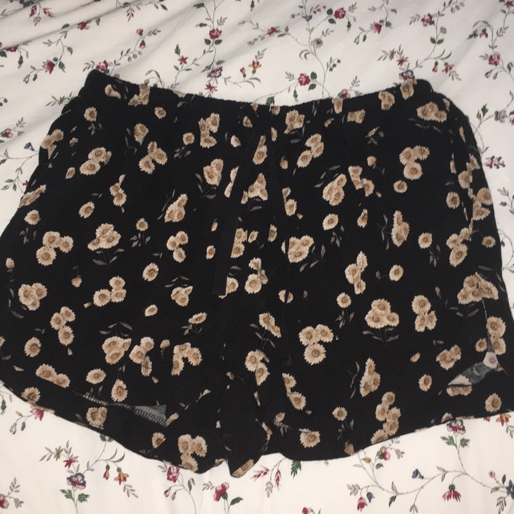 Brandy Melville Sunflower Shorts